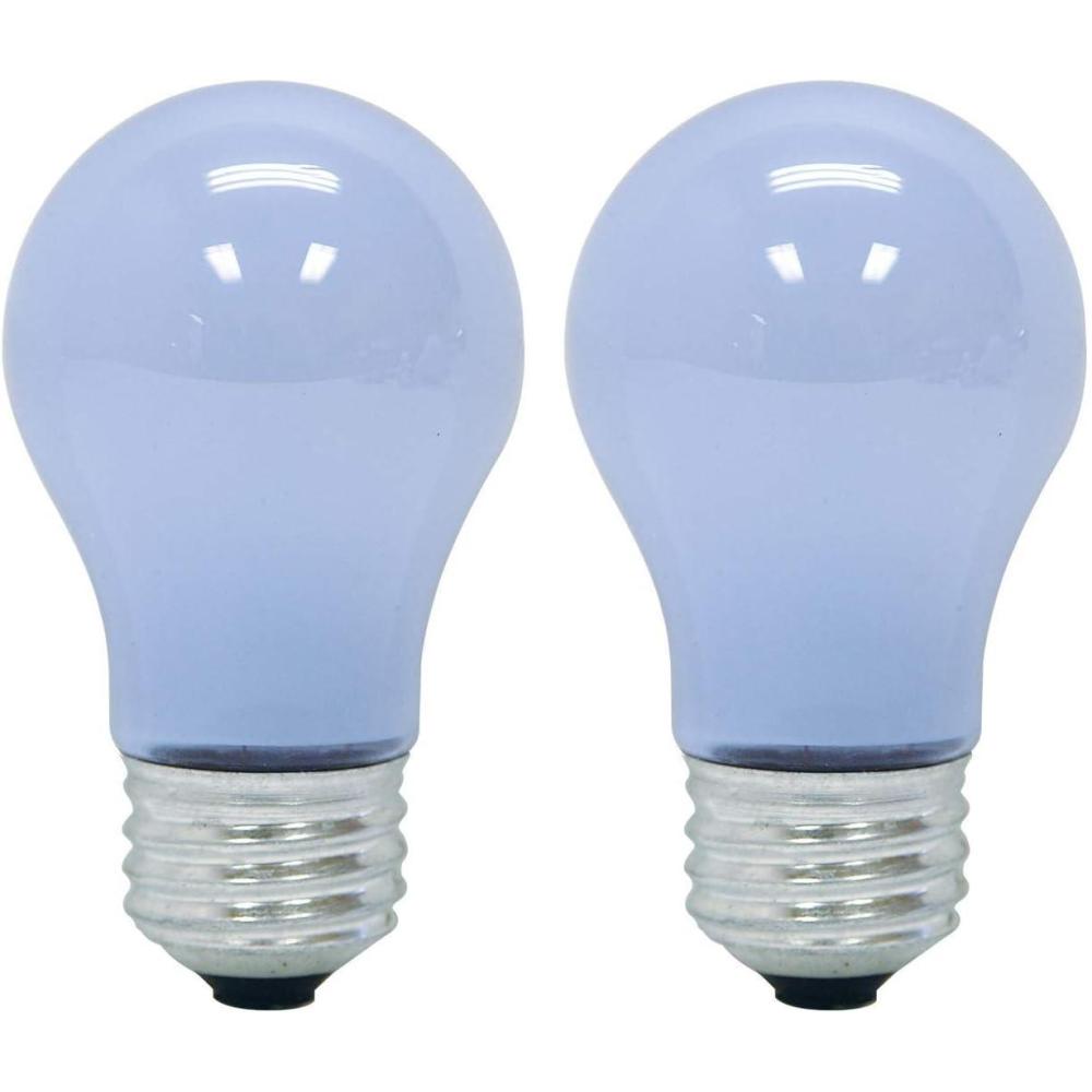imageGE Reveal HD LED Light Bulbs 40 Watt A15 Ceiling Fan Bulbs 2 PackFrosted