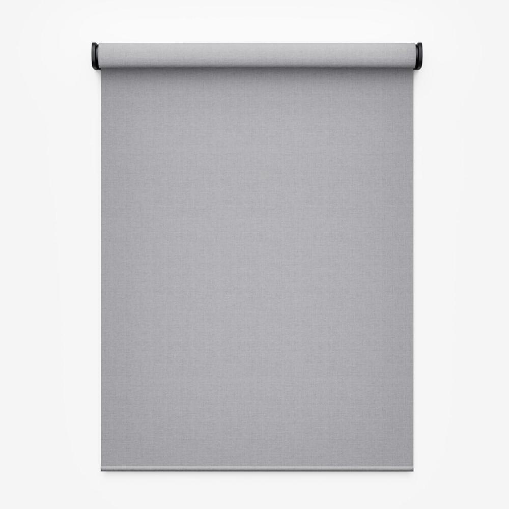 imageGE Smart Shade Motorized Window Blind with Matter amp Remote Control Easy Install Black Hardware Blackout Grey Fabric Quiet Operation 38in Width Adjustable Length 1 ShadeTranslucent Grey