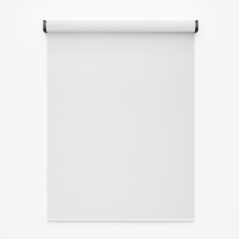 imageGE Smart Shade Motorized Window Blind with Matter amp Remote Control Easy Install Black Hardware Blackout Grey Fabric Quiet Operation 38in Width Adjustable Length 1 ShadeBlackout White