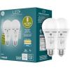 imageGE LED Backup Battery LED Light Bulbs A21 Rechargeable Light Bulbs for Power Outages and Emergencies Flashlight 3 Color Temperatures 2 PackStandard A21