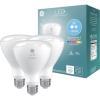 imageGE LED Color Changing LED Light Bulbs with Remote 85W No App or WiFi Required BR30 Indoor Floodlights 3 PackBR30