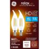 imageGE Relax LED Light Bulbs 60W Soft White Candle Lights Clear Decorative Light Bulbs Small Base 8 PackSoft White