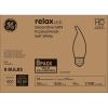 imageGE Relax LED Light Bulbs 60W Soft White Candle Lights Frosted Decorative Light Bulbs Medium Base 8 Pack