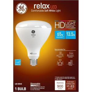 GE Relax LED Indoor Floodlight Bulbs, 10.5 Watt (65 Watt Equivalent) Soft White, Medium Base, Dimmable (4 Pack)(85 Watt Eqv.)