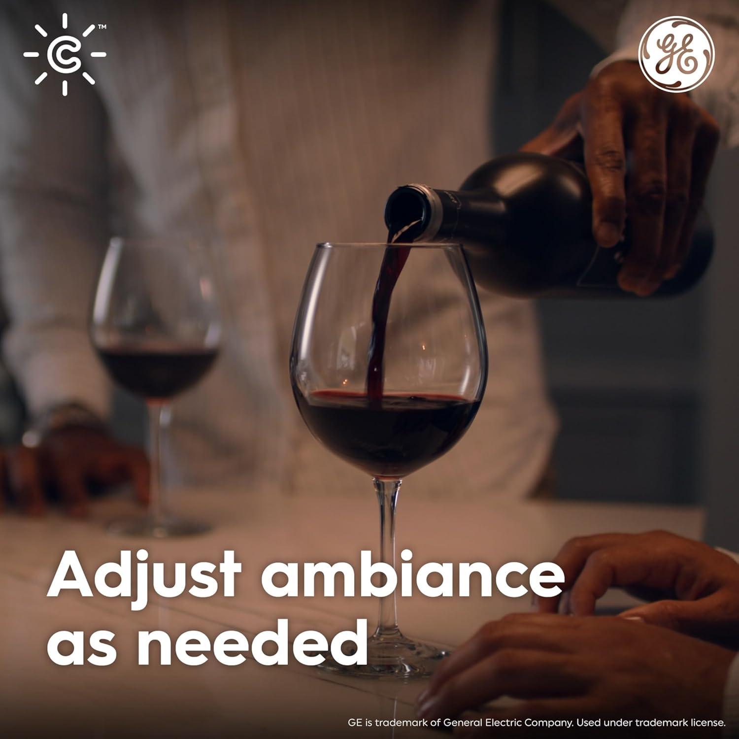 imageCync GE Smart LED Light Bulbs G25 Globe Bulb Room Dcor Aesthetic Color Changing Light Bulbs 60W Equivalent Works with Amazon Alexa and Google Home 2 Packsoft White