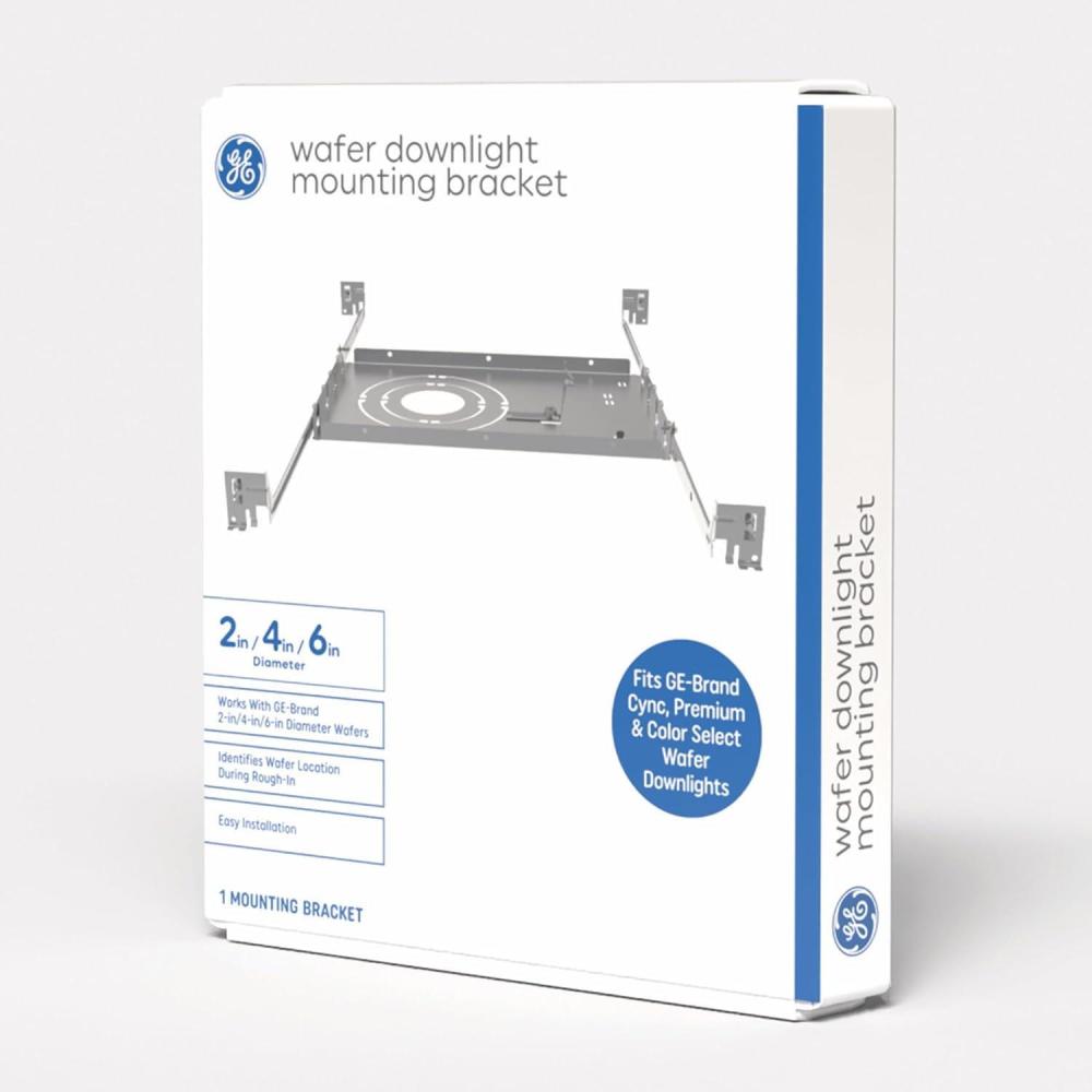 imageGE Wafer Downlight Mounting Bracket Compatible with 2 4 amp 6in Cync amp Color Select Wafer Light Fixtures