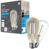imageCync GE Smart LED Light Bulb ST19 Edison Style Room Decor Aesthetic Color Changing WiFi Light 60W Equivalent Works with Amazon Alexa and Google Home Pack of 2Soft White
