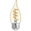 imageGE Vintage Style LED Light Bulb 25 Watt Amber Finish Decorative Bulb Medium Base 1 PackAmber
