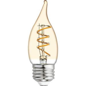 GE Vintage Style LED Light Bulb, 25 Watt, Amber Finish, Decorative Bulb, Medium Base (1 Pack)(Amber)