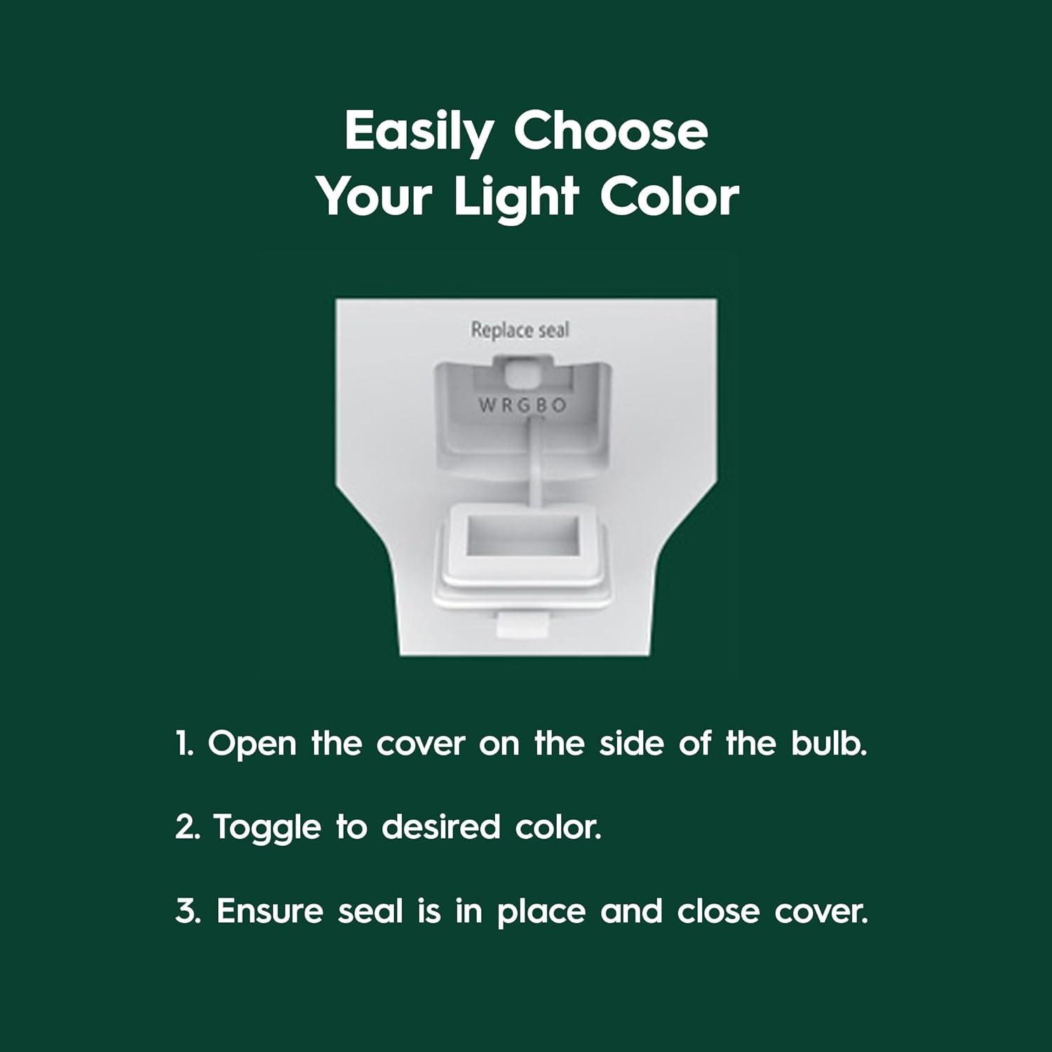 imageGE PAR38 LED Light Bulb Outdoor Floodlight 5 Color Options Security Spotlight Wet Rated for Any Weather Condition Everyday and Holiday Home Decor Medium Base 4 Pack