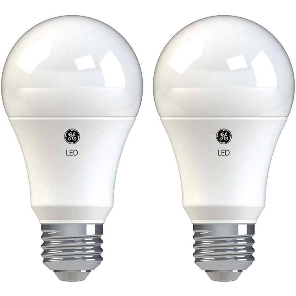 imageGE Basic LED Light Bulbs 100 Watt Soft White A19 Medium Base 2 Pack2 Count Pack of 6