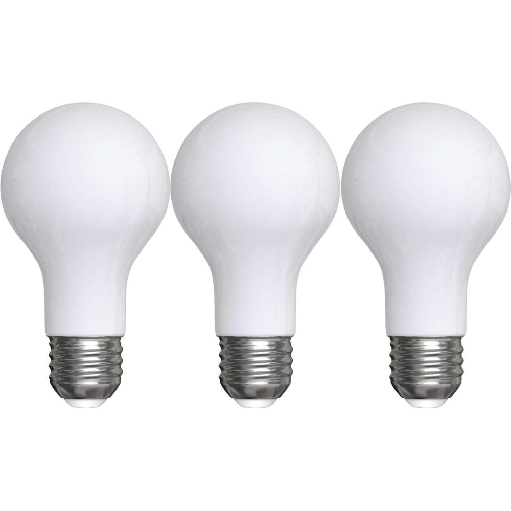 imageGE LED Light Bulbs 75 Watt Soft White A21 3 Pack