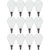 imageGE LED Light Bulbs 60 Watt Soft White A15 Ceiling Fan Bulbs Frosted Small Base 2 Pack