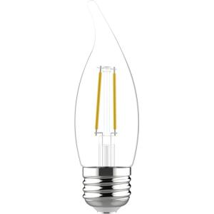 GE LED Light Bulbs, 40 Watt, Soft White, Decorative Bulbs, Clear, Small Base (12 Pack)(40-Watt)