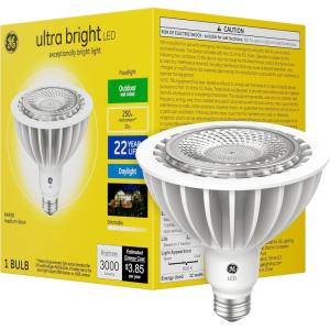 GE Ultra Bright LED Light Bulbs, 250 Watt, Daylight, PAR38 Floodlights(Daylight)