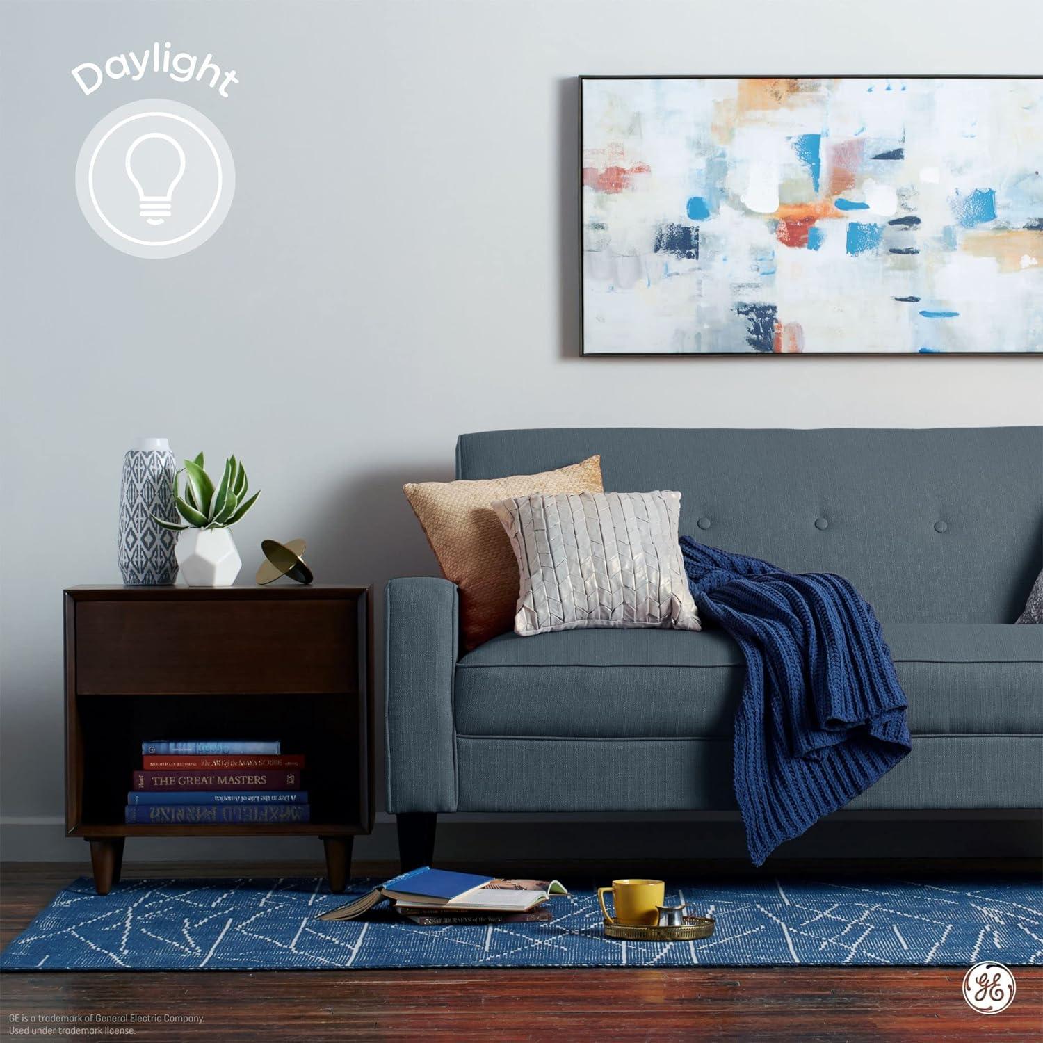 imageGE LED Light Bulbs 100 Watt Daylight A19 2 Pack2 Count Pack of 12