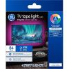 imageGE LED TV Tape Light Color Changing Strip Light with Remote No App or WiFi Required 84in 1 Pack
