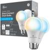 imageGE CYNC Smart LED Light Bulbs Tunable White Bluetooth and WiFi Works with Alexa and Google BR30 Indoor Floodlights 2 PackA19