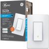imageGE CYNC Smart Light Switch Paddle Style No Neutral Wire Required Bluetooth and 24 GHz WiFi 3Wire Switch Works with Amazon Alexa and Google Home White 1 Pack