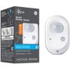 imageGE CYNC Wireless Smart Motion Sensor BatteryPowered Bluetooth Motion Sensor with Ambient Light Detection Works with CYNC Smart Plugs Switches and Bulbs White1 Pack