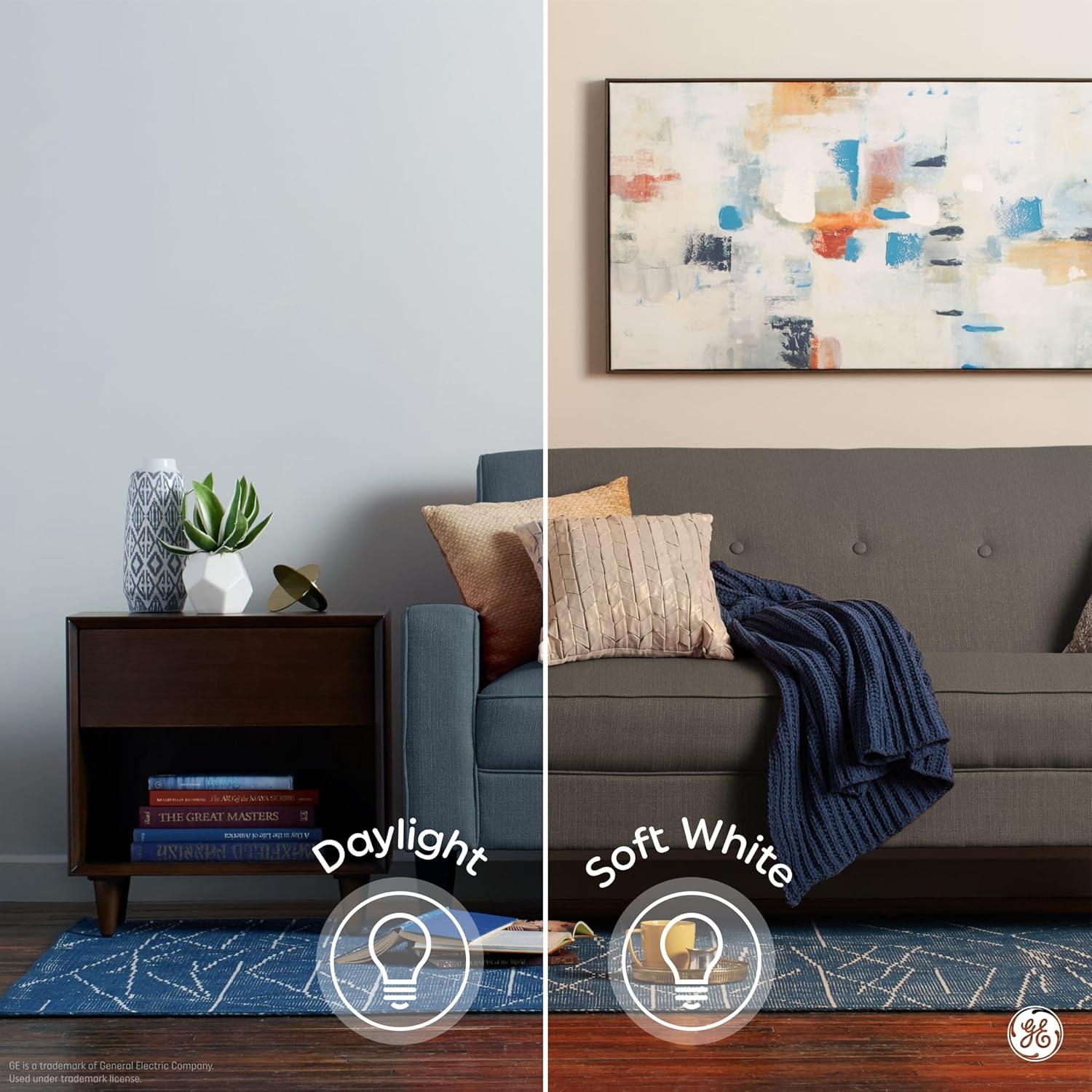 imageGE LED Light Bulbs 40 Watt Soft White A19 6 Pack2 Pack