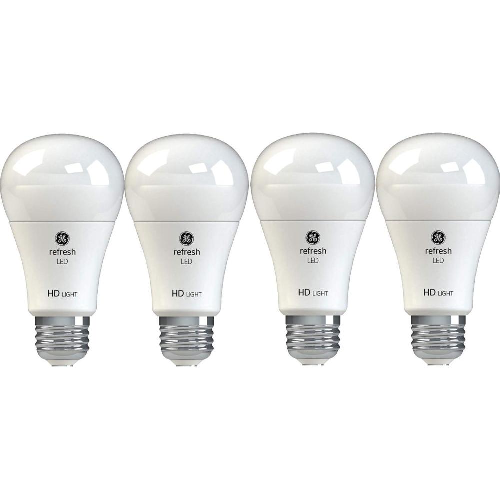 imageGE Refresh LED Light Bulbs 40 Watt Daylight A19 4 Pack4 Pack