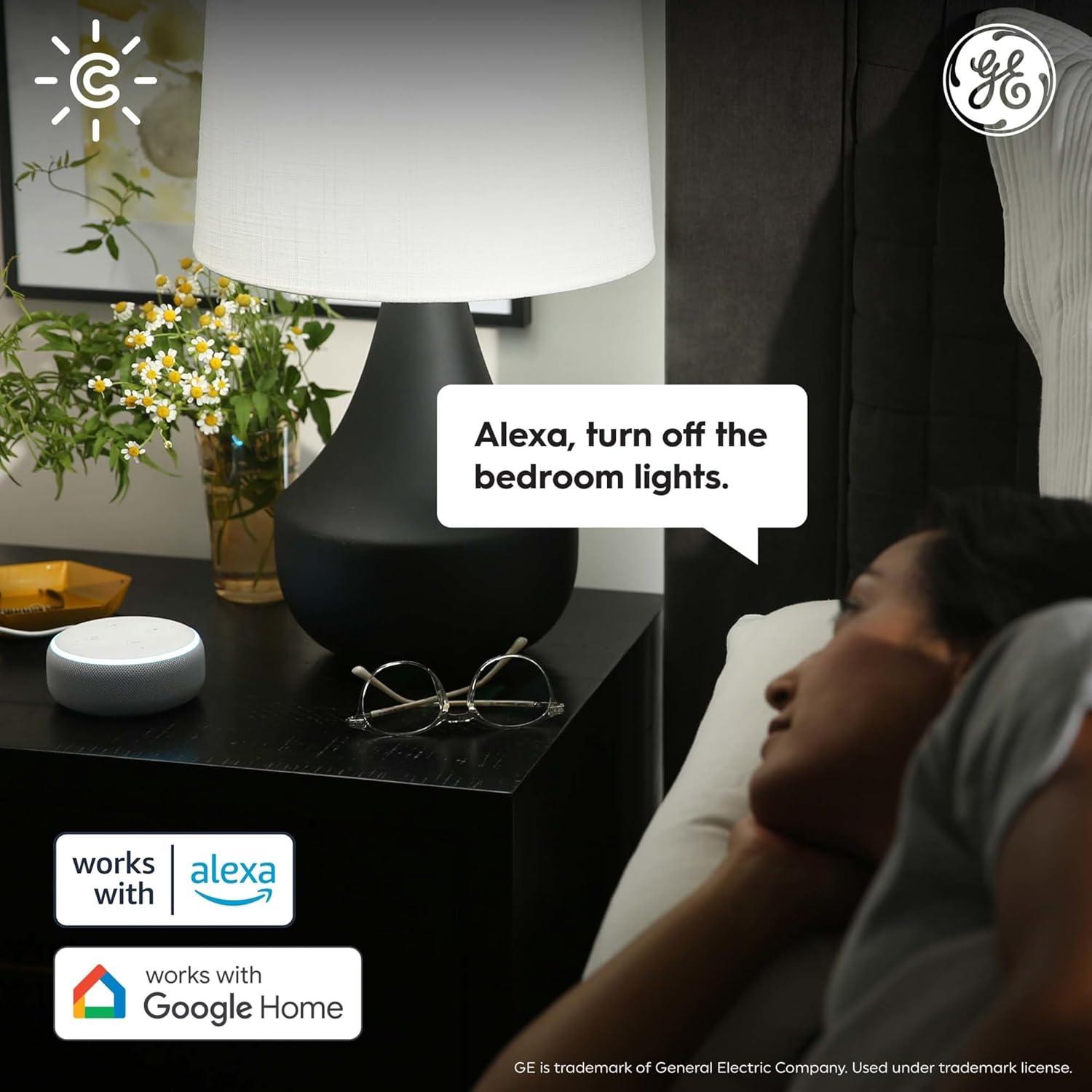 imageCync GE Dynamic Effects Smart LED Light Strip Extension Room Dcor Aesthetic Color Changing Lights LED Lights for Bedroom and TV Works with Amazon Alexa and Google 8 Ft Extension ONLY8 Foot Ext